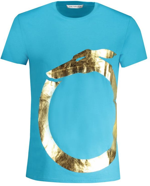 Trussardi Trussardi Azzurro Cotton Men T-Shirt