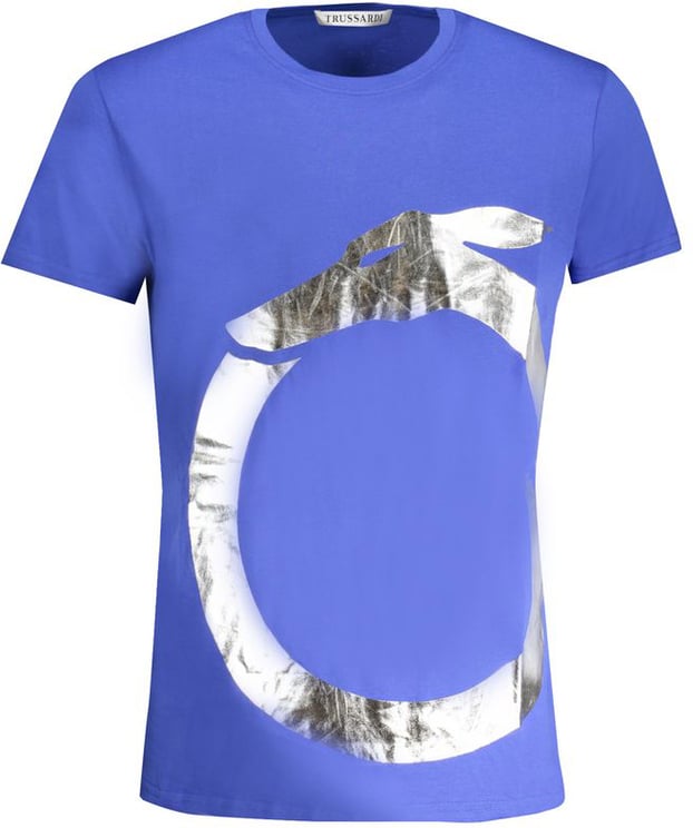 Trussardi Trussardi Blue Cotton Men T-Shirt