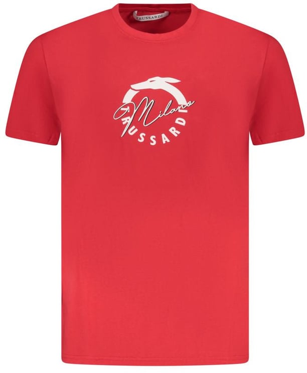 Trussardi Trussardi Rosso Cotton Men T-Shirt