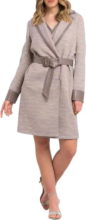 Trussardi Trussardi Beige Cotton Women Coat