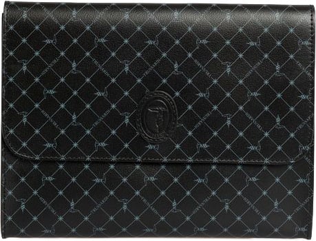 Trussardi Trussardi Black Polyester Men Clutch