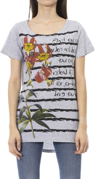 Trussardi Trussardi Gray Cotton T-Shirt