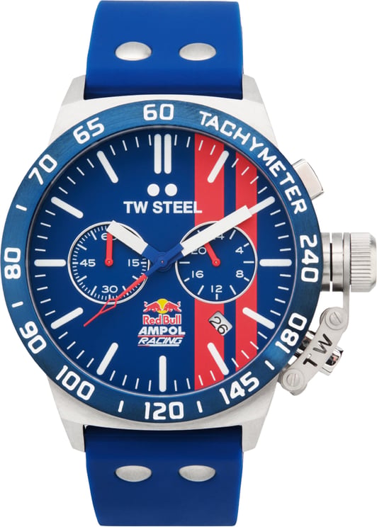 TW Steel TW Steel Canteen - Horloge - BlauwRood