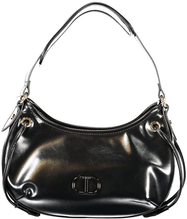 Twin-set Twinset Black Polyurethane Women Hobo Bag