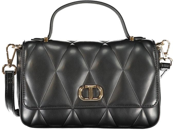 Twin-set Twinset Nero Polyurethane Women's Shoulder Bag