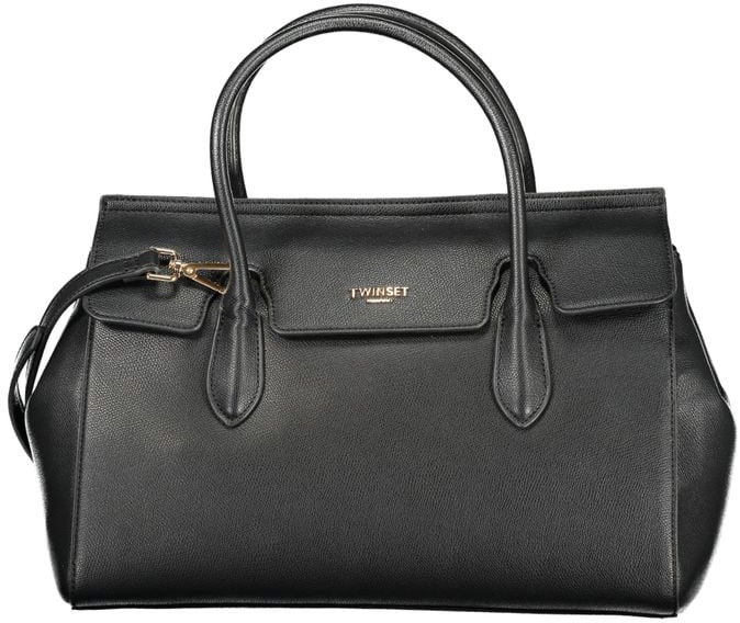 Twin-set Twinset Nero Polyurethane Women's Tote