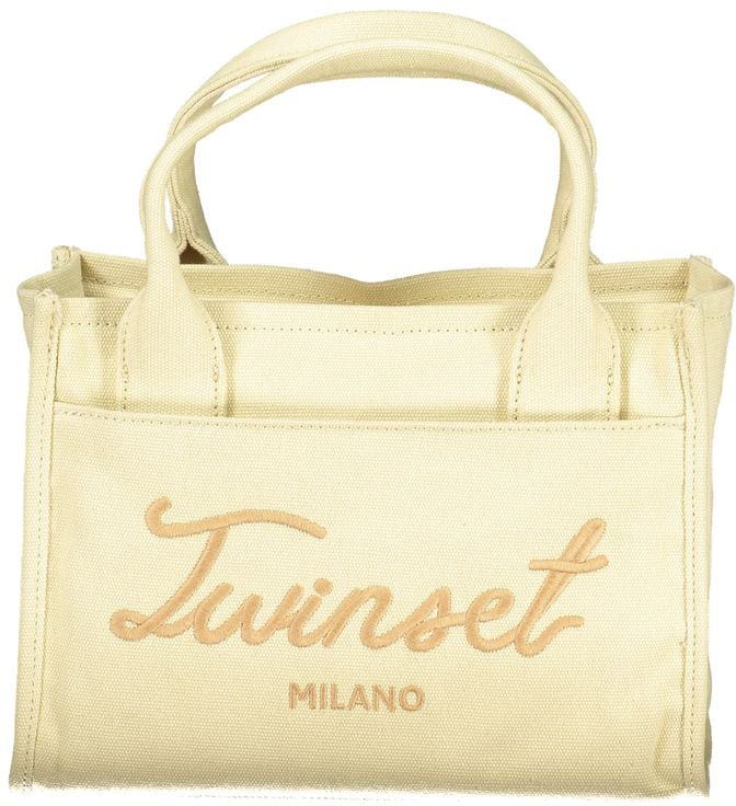 Twin-set Twinset Beige Cotton Women Handbag