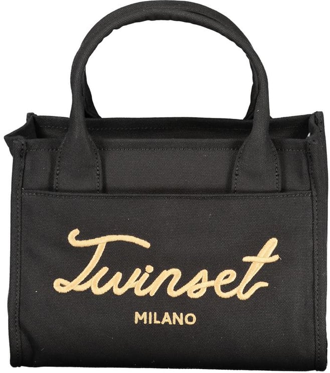 Twin-set Twinset Black Cotton Women Handbag