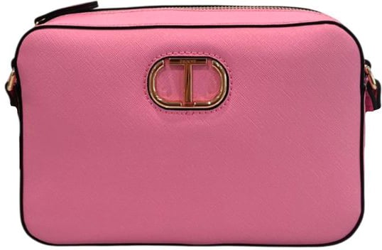 Twin-set Twinset Pink PU Women Crossbody Bag