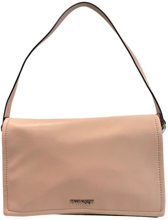 Twin-set Twinset Pink Polyurethane Women Shoulder Bag