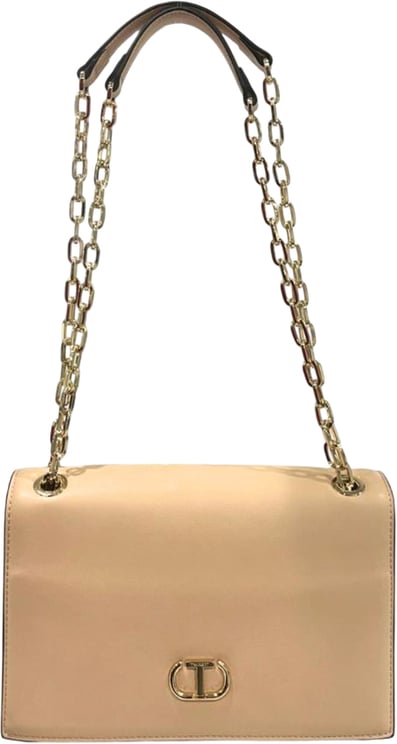 Twin-set Twinset Pink PU Women Crossbody