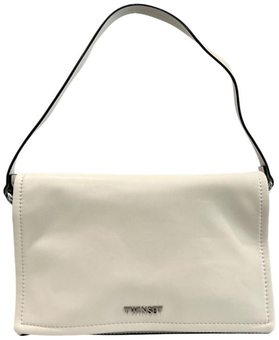 Twin-set Twinset White PU Women Shoulder Bag