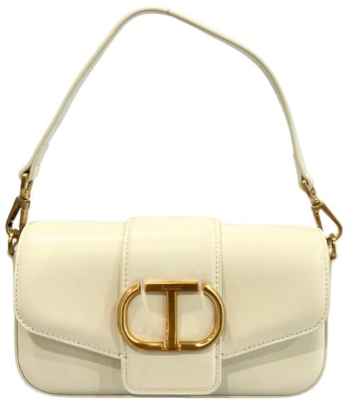 Twin-set Twinset White PU Women Shoulder