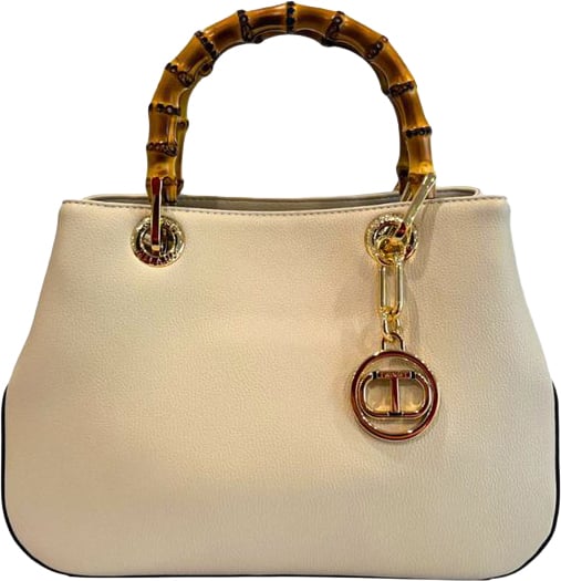 Twin-set Twinset Beige PU Women Handbag