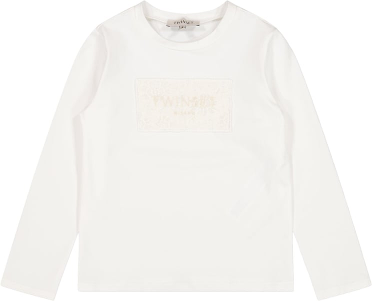 Twin-set Twinset Kinder Meisjes T-Shirt In Off White