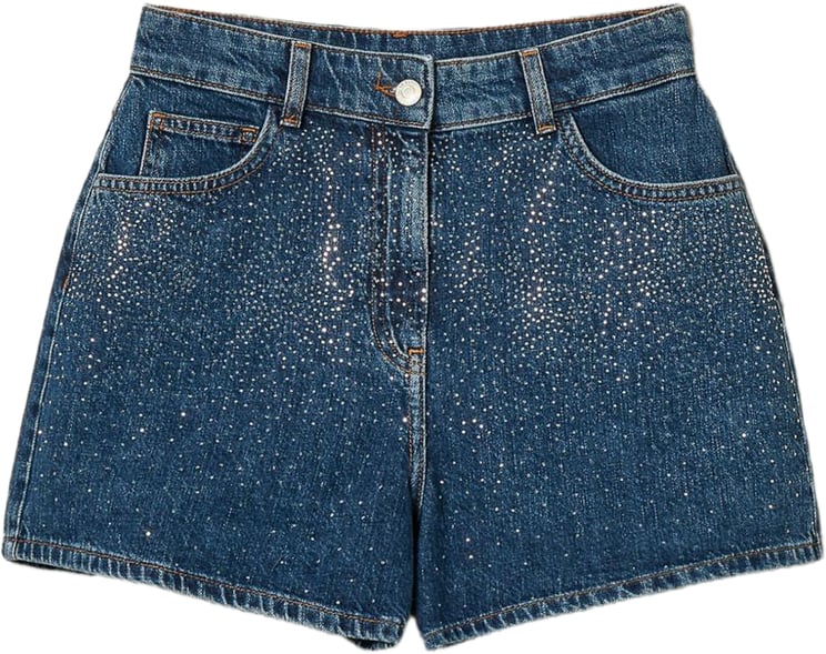 Twin-set Shorts Denim Blue