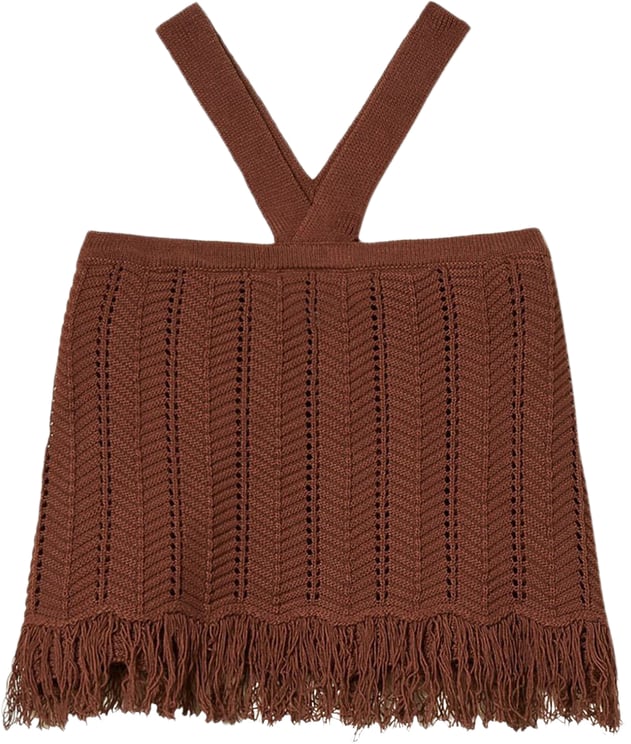Twin-set Top Marrone