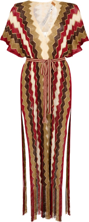 Twin-set Jackets Mul.Chevronne Indian Red/Avoca