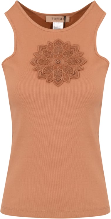 Twin-set Top Mocha Mousse