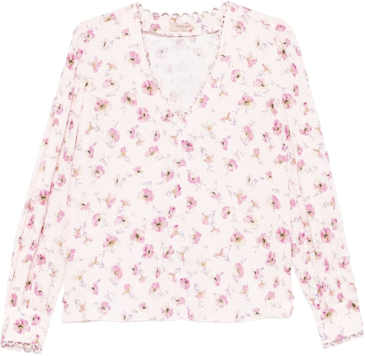 Twin-set Shirts Fiore Peachrose