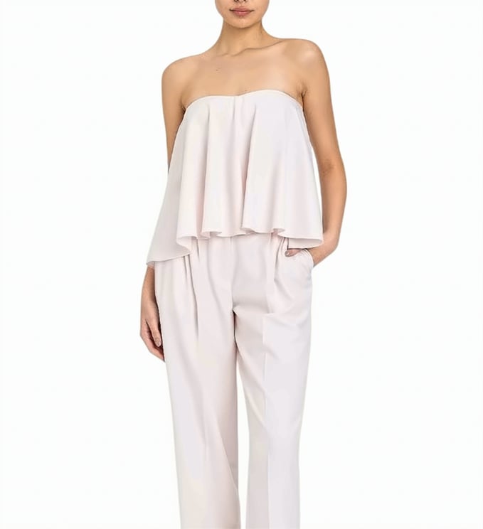 Twin-set Wool Blend Bustier A Line Top
