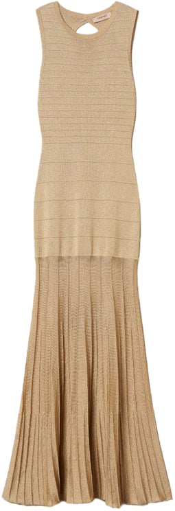 Twin-set Dresses Sand Lurex