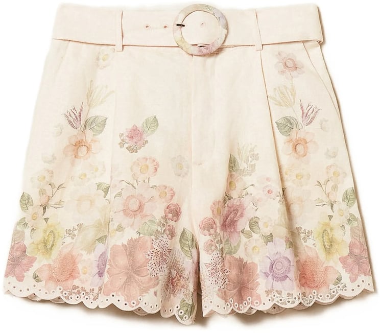 Twin-set Shorts St.Wildflowers Pastel Color
