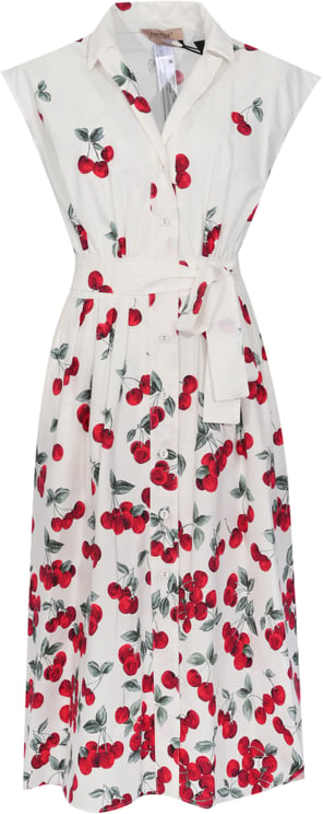 Twin-set Dresses Cherries Degrade' White/Red