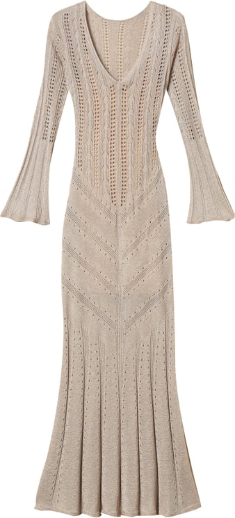 Twin-set Dresses Sand Lurex