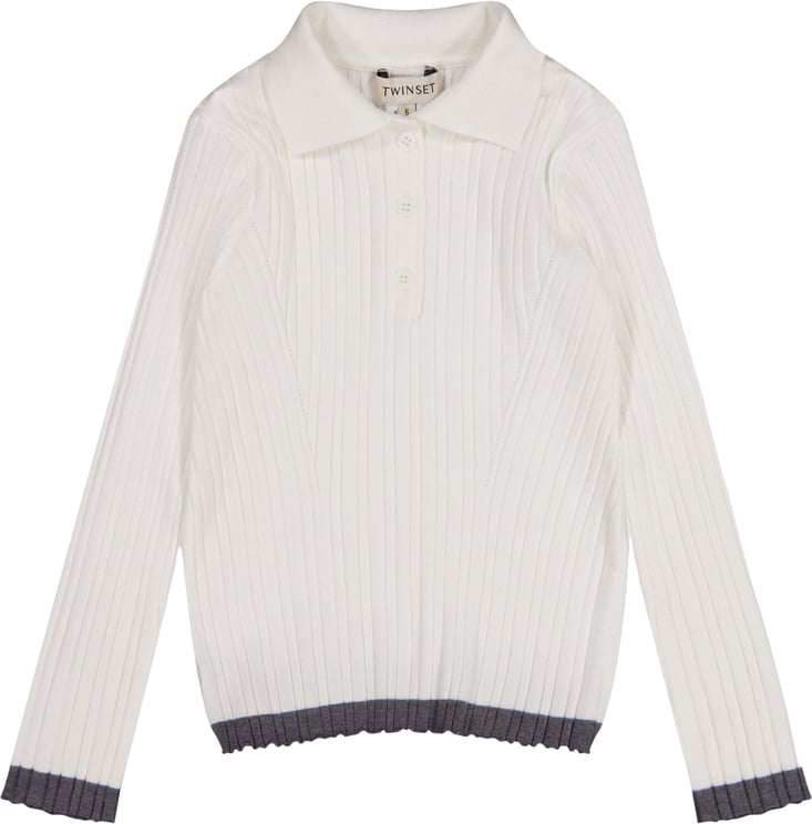 Twin-set Twinset Kinder Meisjes Trui In Off White