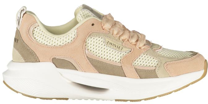 Twin-set Twinset Pink Fabric Women's Sneaker