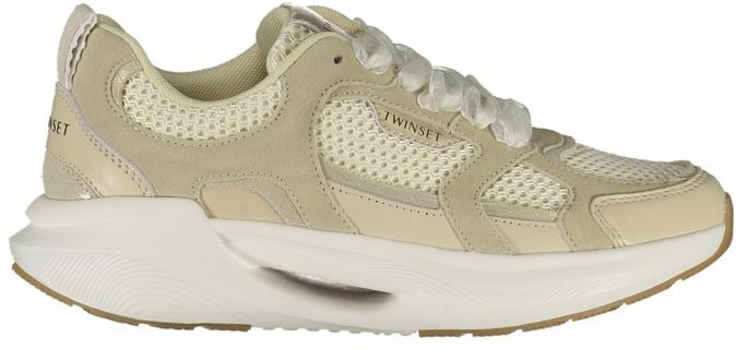 Twin-set Twinset Beige Fabric Womens Sneaker