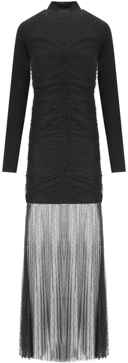 Twin-set TWINSET PLUMETIS LONG DRESS