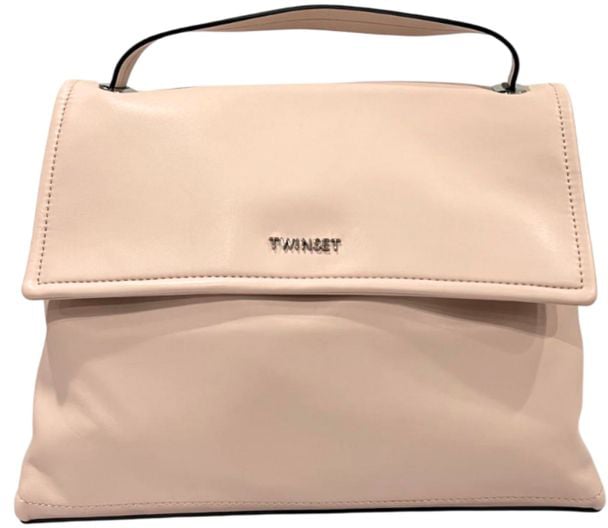 Twin-set Twinset Pink PU Women Handbag