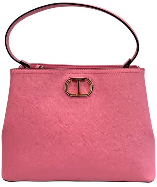 Twin-set Twinset Pink PU Women Handbag