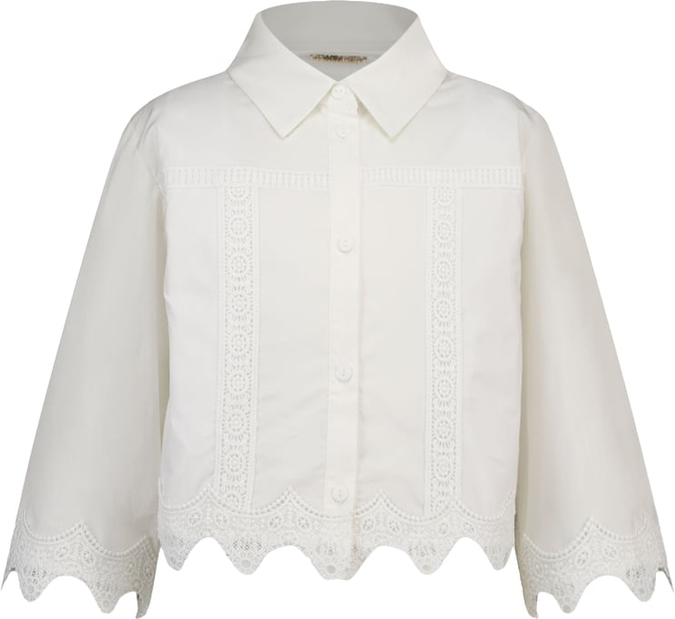 Twin-set Twinset Kinder Meisjes Blouse In Wit