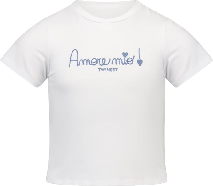Twin-set Twinset Kinder Meisjes T-Shirt In Wit