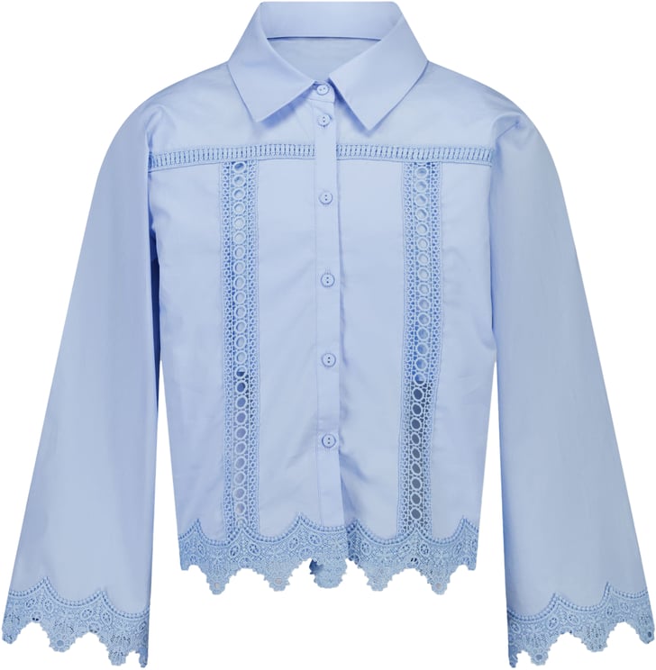 Twin-set Twinset Kinder Meisjes Blouse In Licht Blauw