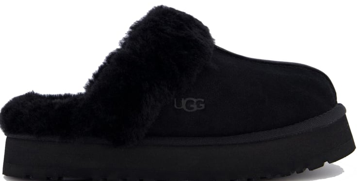 UGG UGG Dames Disquette Zwart pantoffels