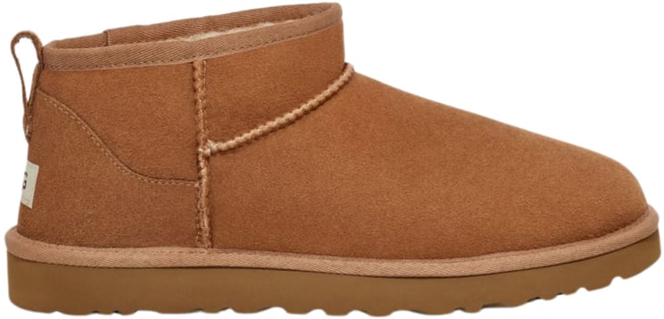 UGG Ugg M Classic Ultra Mini Enkellaarzen Cognac 1137391