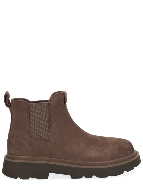 UGG Brown Lug Sole Leather Boots