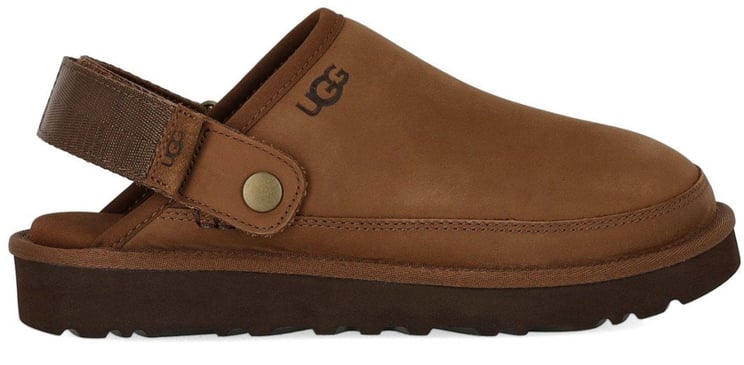 UGG UGG GOLDENCOAST II NUBUCK DARK CHESTNUT CLOG