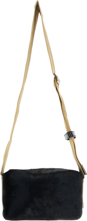 Uma Wang Uma Wang Black calf hair shoulder bag