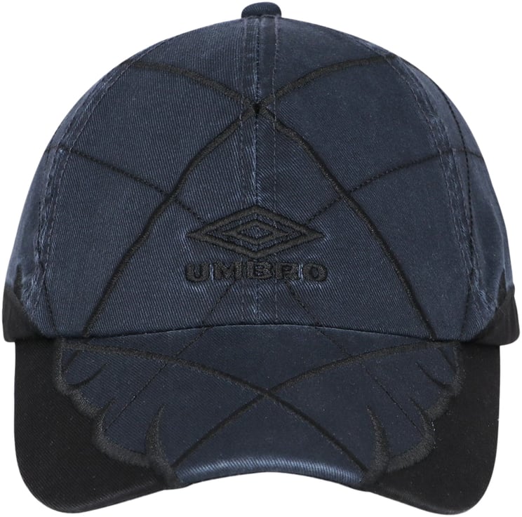 Umbro Cappello Collision Blu/Nero Antracite