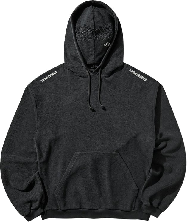 Umbro Felpa Con Cappuccio Lasered Masked Washed Black
