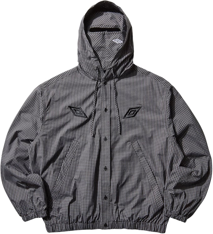 Umbro Giacca Gingham Masked Shirt Coffee Brown