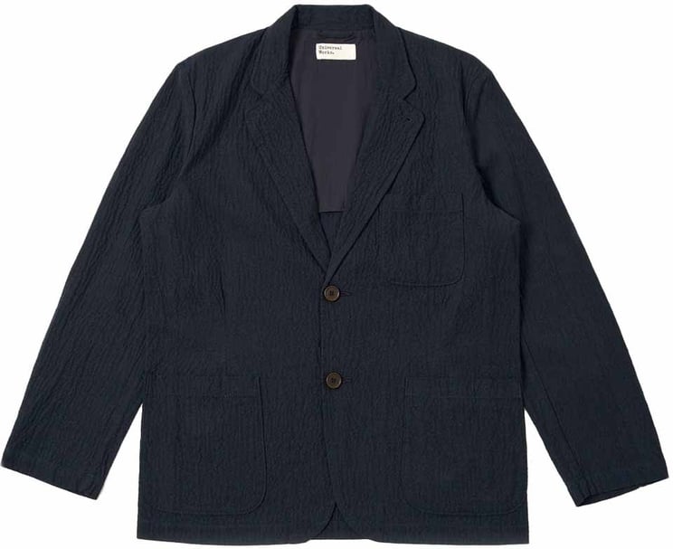 Universal Works universal works two button jacket coton navy