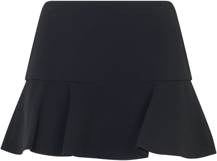 Valentino Short black skirt, minimal and versatile.