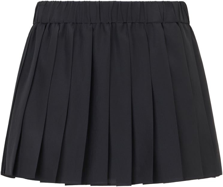 Valentino Black pleated skirt, elegant and versatile.