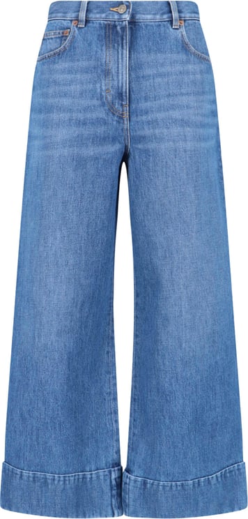 Valentino Straight-Leg Jeans With Classic Mid-Rise Fit
